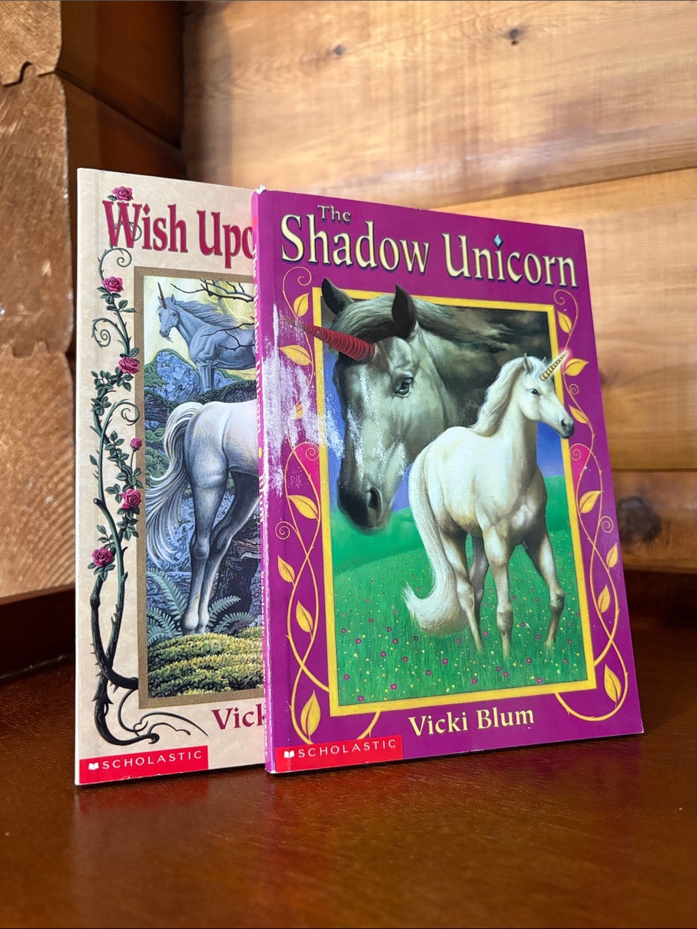 The Shadow Unicorn & Wish Upon a Unicorn by Vicki Blum, Unicorn Fantasy Series